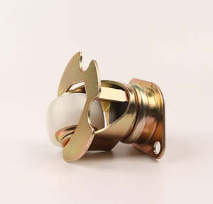 Stahl-Luftfracht-Lenkrolle Nylon-Doppelkugellager-Plattenrollen mit Zehenschutz im Schwenkstil - Product Image 4