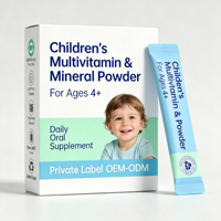 Complément Alimentaire en Poudre Multivitaminé et Minéral pour Enfants OEM ODM – Soutien Nutritionnel Quotidien, Formule Personnalisée, Saveur et Emballage sur Mesure, Usine GMP