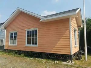 Papan semen pelapis dinding eksterior tahan air penampilan cantik Panel pelapis dinding serat serbuk kayu - Product Image 2