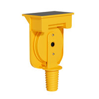 Lampe de signalisation solaire LED avec matériau PC, visibilité 500m+ et indice de protection IP54 pour travaux routiers SWL-D006S