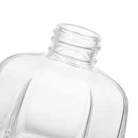 Bouteille diffuseur de parfum en verre transparent rond personnalisée 100 ml, flacon vide en verre transparent pour aromathérapie