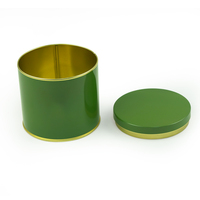 Boîte en fer blanc personnalisée avec logo, emballage cadeau vert pour chocolats, gelées, biscuits, gâteaux, sucettes - Impression offset personnalisable