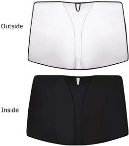 Pare-soleil pliable pour pare-brise avant de <span class=keywords><strong>voiture</strong></span> à double couche pour <span class=keywords><strong>Tesla</strong></span> Model Y - Product Image 5