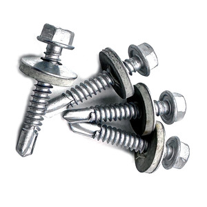 Tornillos Autorroscantes con Recubrimiento Ruspert de Todos los Tamaños, Tornillos para Techos con Cabeza Hexagonal y Arandela - Product Image 2