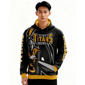 <span class=keywords><strong>Sudaderas</strong></span> con Capucha de Manga Larga, Estampado Completo, 100% Poliéster, Estilo Urbano Formal, Impresión Digital Personalizada, Pedido al por Mayor - Product Image 1