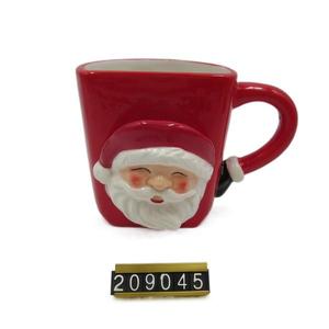 BSCI nhà máy tùy chỉnh chất lượng cao giáng sinh loạt <span class=keywords><strong>Mug</strong></span> gốm với xử lý - Product Image 5