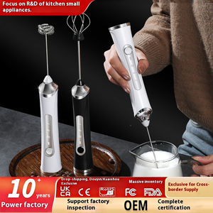 Ensemble de <span class=keywords><strong>mousseur</strong></span> <span class=keywords><strong>à</strong></span> <span class=keywords><strong>lait</strong></span> électrique de qualité alimentaire support mini mélangeur multifonctionnel <span class=keywords><strong>3</strong></span> vitesses fabricant de mousse café Latte Art boissons chaudes - Product Image 2