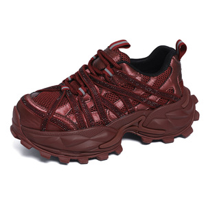 Zapatillas Deportivas de Mujer con Diseño Exclusivo, Primavera 2026, Suela Gruesa, Aumentan la Estatura, con Pedrería, Casuales y a la Moda - Product Image 2