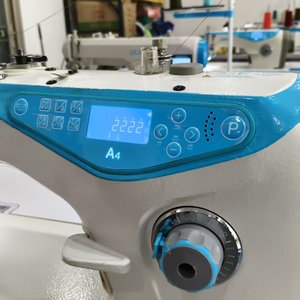 Machine à coudre industrielle JACK d'occasion à plat, point noué simple, pour vêtements, avec moteur intégré - Vente en gros - Product Image 3