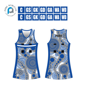 Tinh khiết <span class=keywords><strong>netball</strong></span> World Cup Úc thổ dân mới nhất <span class=keywords><strong>netball</strong></span> đồng phục với 4 bên tùy chỉnh tấm một dòng <span class=keywords><strong>netball</strong></span> DRESS bán buôn - Product Image 6
