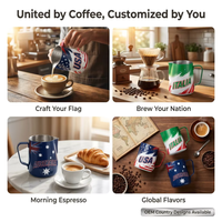 Jarra para Espumar Leche Kingze OEM con Logotipo Personalizado, 600 ml, Acero Inoxidable 304, Patrón Personalizado, Jarra para Latte Art al por Mayor
