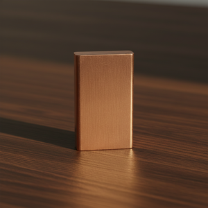5oz 999 Fine Copper Bullion <b>Bar</b> Brushed Finish Solid Ingot for Collection & Gift - Product Image 4
