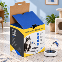 Boîte d'emballage personnalisée pour le commerce électronique, impression 4 couleurs pour produits intelligents pour animaux de compagnie avec logo