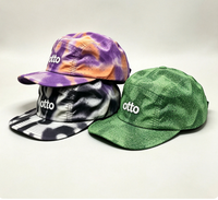 Casquette 5 panneaux unisexe respirante et imperméable en nylon souple avec logo personnalisé Green Camp pour le ski, les sports de plein air et les voyages en toutes saisons