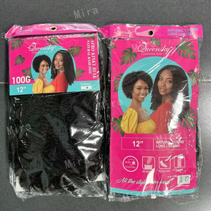 Extensions synthétiques Afro Kinky Spring Twist pré-séparées <span class=keywords><strong>de</strong></span> 12 pouces, 100g, haute qualité, aspect naturel, pour crochet – Vente en gros - Product Image 5