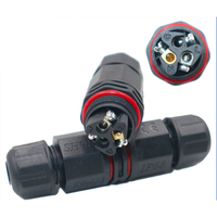 Conector de Cable con Núcleo de Cobre para Luz LED, IP68 2P M20 Hembra, Chapado en Oro y Níquel, Impermeable, para Flujo de Corriente