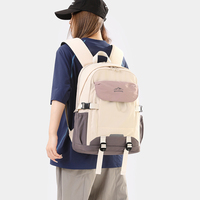 Sac à dos léger et tendance pour étudiants, sac à dos de sport imperméable de haute qualité avec bandoulière réglable, sac portable pour ordinateur portable