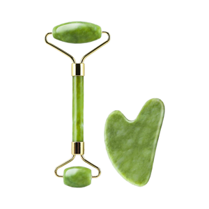 Toptan Hongzhuo RLYS Anti-Aging yüz masajı gujade yeşim rulo ve Carambola kafa-yüz masajı aracı - Product Image 1