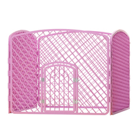 Cages à chenil pour animaux de compagnie, en plastique, pliables, de plusieurs tailles, haute qualité, bon marché, pour chiens et chats