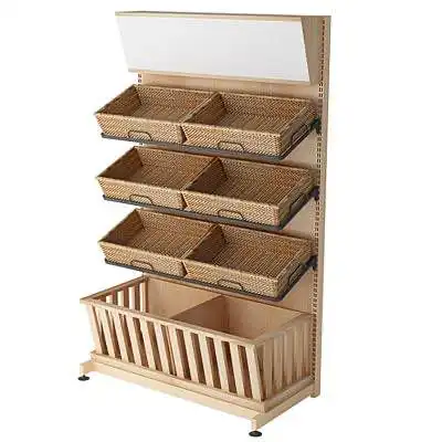 Moderne Meubels Bakkerij Winkel Meubels Voedsel Plank Cake Showcase Brood Display Stand Brood Display Rack