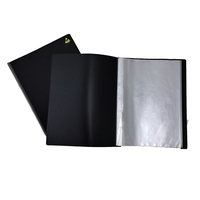 Folleto antiestático transparente de 30 páginas Papelería ESD con inserto Carpeta de plástico de bajo precio