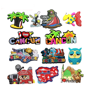 Imanes de PVC Suave Personalizados para Refrigerador, Venta Directa de Fábrica, Pegatinas Magnéticas 3D con Logotipo Personalizado, Recuerdos - Product Image 1