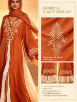 Robe longue arabe du Moyen-Orient avec broderie patchwork, style ethnique, vêtements pour femmes, polyester, hiver/automne/été