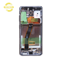 Pantalla Super AMOLED para Samsung Galaxy S20 5G, LCD para Galaxy S20 G981, Pantalla para Samsung S20 G980 con Marco