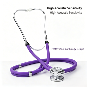 Stéthoscope médical à double tête certifié CE MDR, outil de diagnostic cardiaque pour médecins, infirmières et étudiants en médecine - Product Image 2