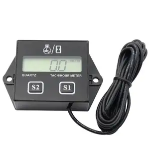 Tach Hour Gauge for Motorcycle ATV Snowmobile Boat Stroke Gas Engine Generator Motorcycle Speedometer High-quality 8*8*8CM 0.3KG