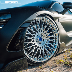 LSGZL - Rueda Forjada Personalizada de 17 18 19 20 21 22 Pulgadas 5x114.3 5x120 5x112, Rueda de Aleación Monobloque para Automóvil <span class=keywords><strong>Audi</strong></span> <span class=keywords><strong>RS</strong></span> Q5 Q8 BMW I8 M3 M5 - Product Image 2