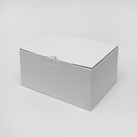 Boîtes en carton ondulé noir et blanc, emballages universels pour casquettes de baseball, chapeaux bob, taille personnalisable, impression de logo disponible