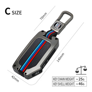 Custodia per Chiavi Auto in Lega di Zinco e Gel di Silice per <span class=keywords><strong>KIA</strong></span> K3 KX3 Sportage R GT KV7, Portachiavi e Accessori da Fabbrica - Product Image 4