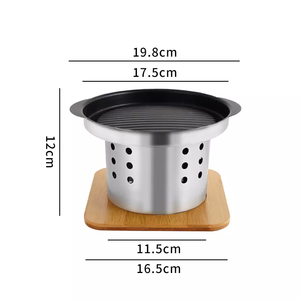 Super Septiembre Nuevo Diseño Sobremesa Antiadherente Hornillo Carbón Alcohol Estufa Mini <span class=keywords><strong>Barbacoa</strong></span> Parrillas - Product Image 6