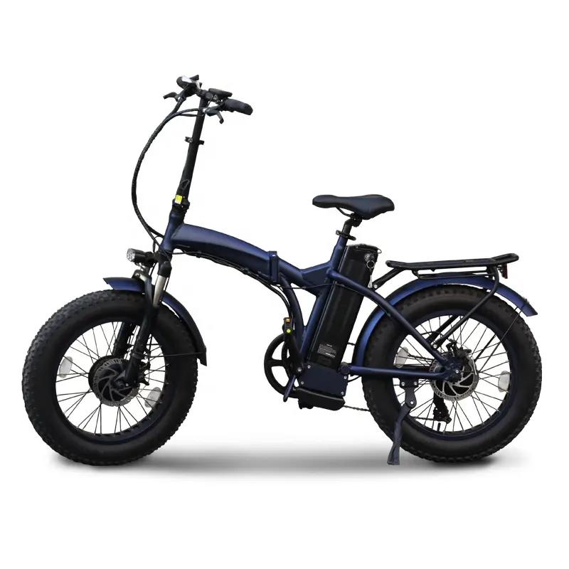 Ncyclebike 48V Borstelloze 500W Dual Motor Voor 20Inch Sneeuw 4.0 Vet Banden Elektrische Mountainbike Met Pas