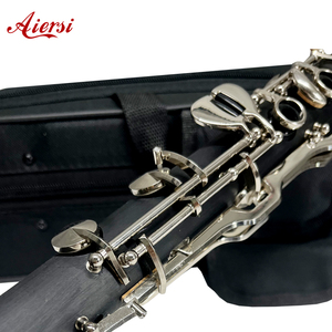 Vente en gros prix d'usine de <span class=keywords><strong>clarinette</strong></span> en bakélite noire allemagne turquie logo18 touches G ton instrument de musique à vent professionnel - Product Image 1