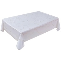 Nappe en PVC imperméable effet marbre, luxe, veinage doré, pour table de cuisine ou de salle à manger