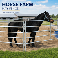Solution complète de clôture pour chevaux pour centre équestre, panneaux de corral portables, barrière en PVC, clôture en maille anti-escalade pour tous types de chevaux