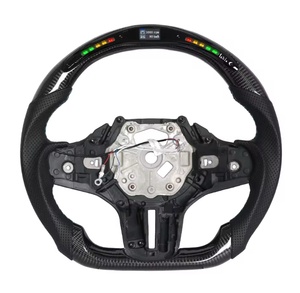 Volant sport en fibre de carbone M Sport <span class=keywords><strong>pour</strong></span> BMW M3 Série 3 G20 G21 G28 Série 4 G22 G29 G80 G Chassis, en stock aux États-Unis - Product Image 1