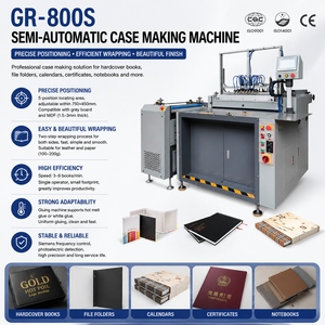 Double100 Nuova Macchina Semi-Automatica per la Produzione di Copertine Rigide per Album Fotografici e Quaderni Certificata CE con Garanzia di 3 Anni - Product Image 1