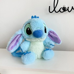 Superbes designs – Sac à dos en peluche mignon et brodé, sac à dos en peluche doux à l'effigie de Stitch, sac à bandoulière pour filles, cadeau parent-enfant - Product Image 2
