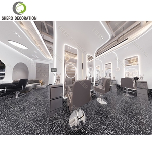 Design d'intérieur de salons de coiffure de luxe, station de coiffure moderne et durable sur mesure pour salon de coiffure, mobilier de salon de coiffure. - Product Image 1