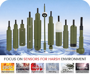 Sensor de Nivel de Aguas Residuales Sumergible de Acero Inoxidable 4-20mA 0-10V IP68 0-100m con Control Remoto - Product Image 5