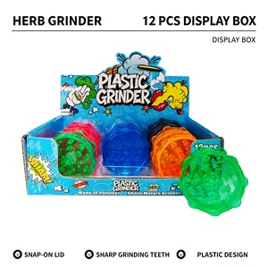 Molino de Hierbas de Plástico ABS de Colores Surtidos Más Vendido, Sin Adhesivos, Personalizable, Suministro para Tiendas de Fumadores, Barato - Product Image 1
