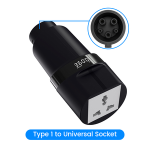 Adaptador V2L Estándar Europeo Tipo 2 a Enchufe Europeo para VW <span class=keywords><strong>ID3</strong></span> <span class=keywords><strong>ID4</strong></span> <span class=keywords><strong>ID5</strong></span> ID6 MG Kia Hyundai, Descargador de Carga para Vehículos - Product Image 1