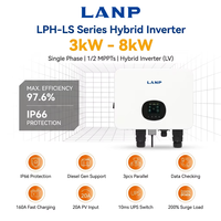 Sistema Híbrido de Paneles Solares Fuera de la Red de 5kW - 16kW, Sistema de Almacenamiento de Energía Solar de 10kW 15kW, Kit Completo con Batería e Inversor