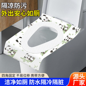 Couvre-siège de toilette jetable 40x60cm 7 pièces imperméable pour usage hôtelier - Product Image 5