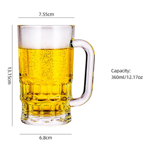 Verres à boisson multifonctionnels 360 ml/12,17 oz, tasses à bière, verres à jus - Product Image 6