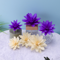 Diffuseur de roseaux Sola Flower pour décor à la maison avec corde de coton, accessoires de diffuseur d'huile de parfum sans feu de parfum de fleurs personnalisées