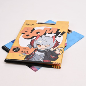 High Quality Eco-friendly Custom A4 Cartoon <strong>Clipboard</strong> Kraft Paper Foldable File <strong>Folders</strong> <strong>Cute</strong> Personalized Organizer Filing - Product Image 3